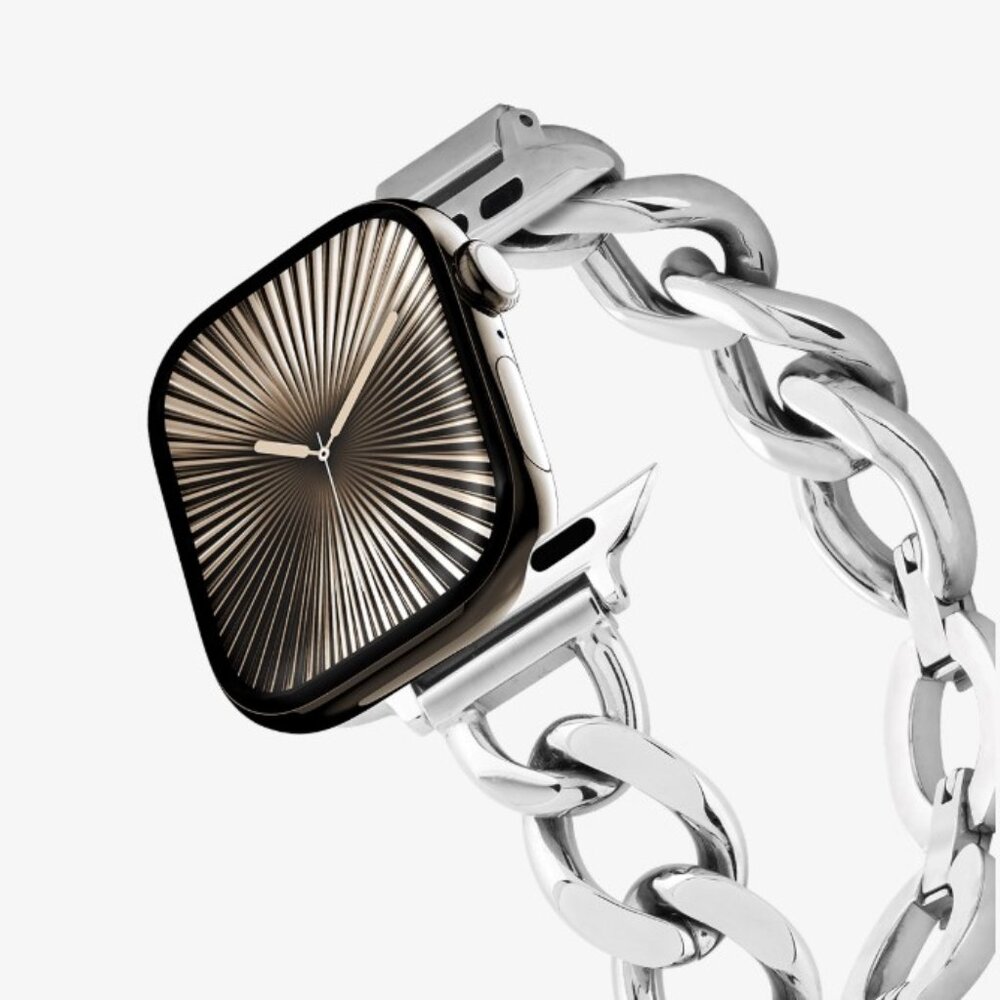 Castify Chain Bracelet - Silver Apple Watch Band 42/44/45/49mm